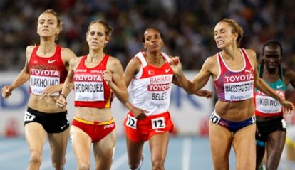 Natalia Rodríguez termina primera en su carrera de 1.500.