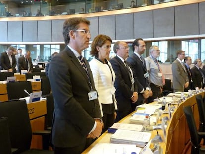 Feijóo, junto a los presidentes de Navarra,Extremadura y Baleares