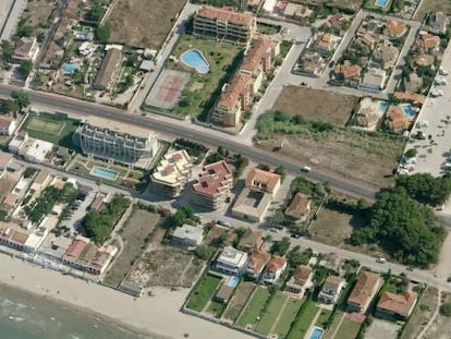 Solares en propiedad de la Sareb en Dénia (Alicante), en una imagen de archivo.