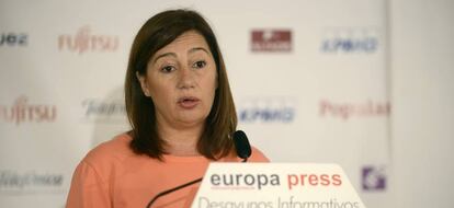 Francina Armengol, presidenta de Baleares