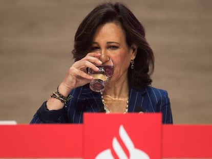 La presidenta del Banco Santander, Ana Botín,