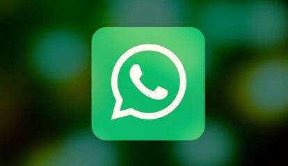 Logo verde de WhatsApp con fondo