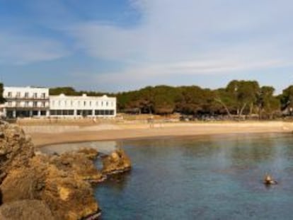 Panorama de los alrededores de Hostel Empuries, en la Costa Brava.