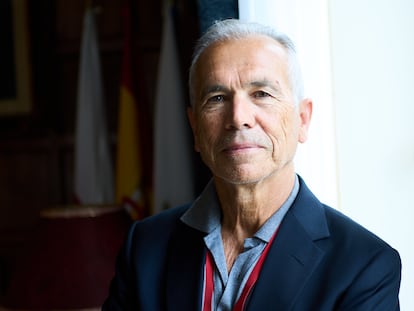 El investigador italiano Alberto Ascherio, fotografiado en el Palacio de la Magdalena, en Santander.