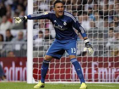 El portero del Real Madrid, Keylor Navas.