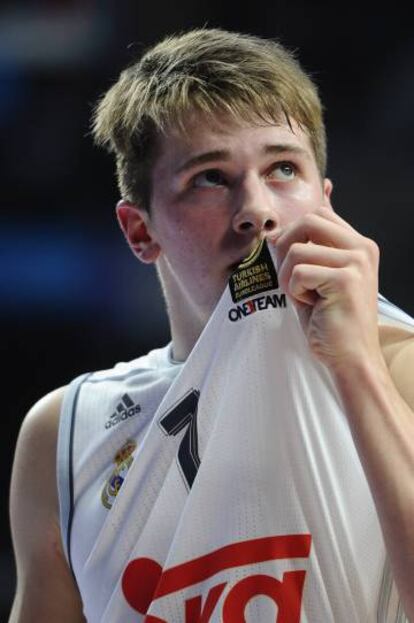 Doncic, en un partido de la Euroliga de la pasada temporada