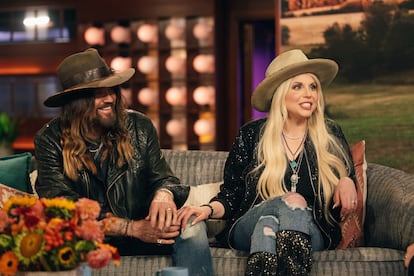 Billy Ray Cyrus y Firerose en The Kelly Clarkson Show