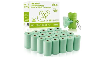 Bolsas para excrementos de perro con dispensador de BIOOK