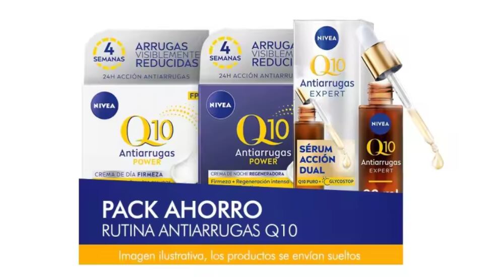 'Pack' ahorro antiarrugas Nivea Q10.