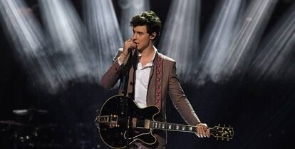 Shawn Mendes, en una actuación en el Royal Albert Hall de Londres.