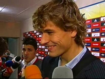 Fernando Llorente, "contento e ilusionado" con su debut