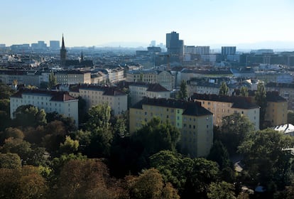 Vista de la ciudad de Viena, modelo de gestión en vivienda social.