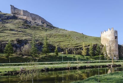 El castillo de Osma, a las afueras de El Burgo de Osma (Soria).