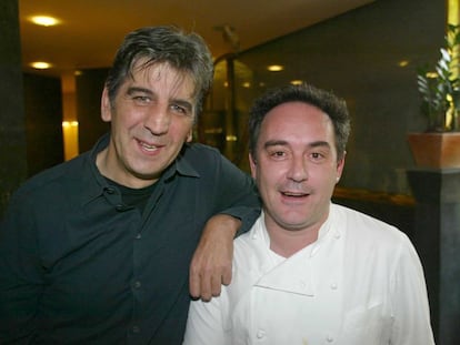 Juli Soler, fallecido en 2015, y Ferran Adrià.
