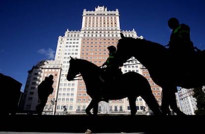 The Edificio España in the heart of Madrid.