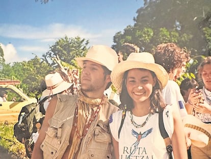 Jacobo Bergareche, en la ruta Quetzal en 1993, en una imagen facilitada por él.