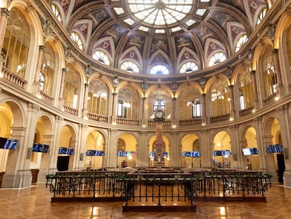 Palacio de la Bolsa de Madrid, el pasado 1 de diciembre.