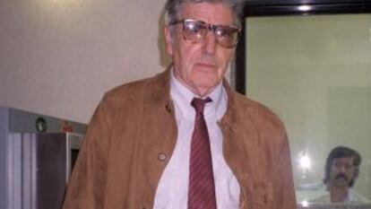 El profesor Manuel Garrido, en 2001. 