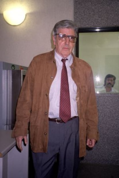 El profesor Manuel Garrido, en 2001. 