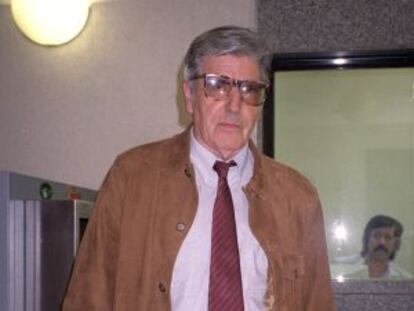 El profesor Manuel Garrido, en 2001. 