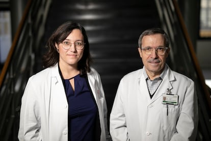 Josep Dalmau and Thaís Armangué from the IDIBAPS institute, in Barcelona. 