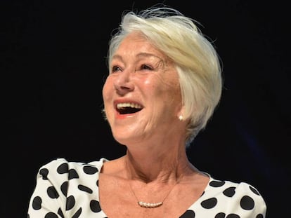 La actriz Helen Mirren en el Cannes Lions Festival este mi&eacute;rcoles.