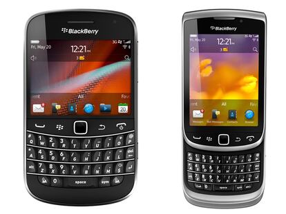 Dos nuevos modelos de Blackberry.