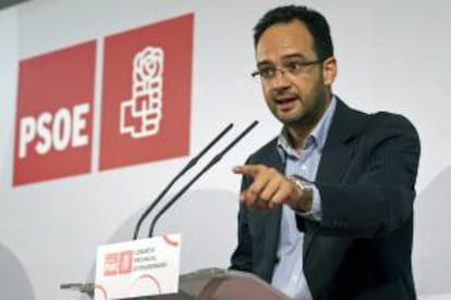 El diputado del PSOE Antonio Hernando. EFE/Archivo