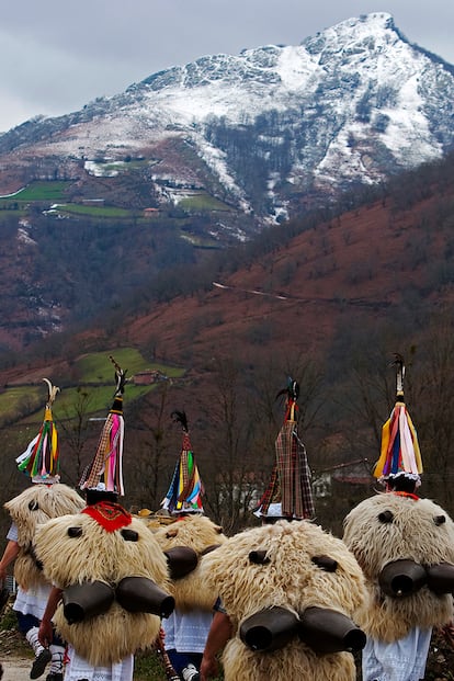 Los carnavales de Ituren en Navarra.