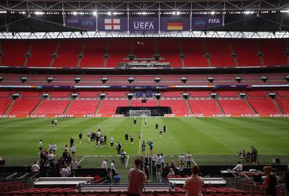 Wembley acogerá este domingo la final de la Eurocopa femenina entre Inglaterra y Alemania.