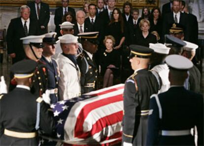 Capilla ardiente de Ronald Reagan en el Capitolio