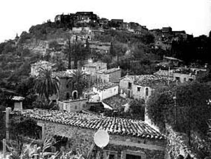 Un pueblo de belén, camuflado en el paisaje.