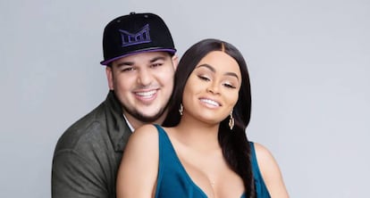 Rob Kardashian y Blac Chyna, en una foto de su propio 'reality'.