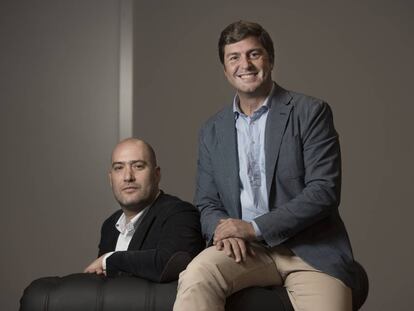 Yuval Avni y Mark Kavelaans, gestores de Swanlaab Venture Factory. 