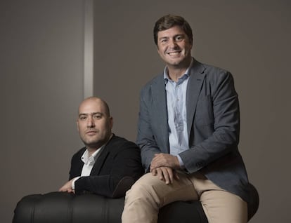 Yuval Avni y Mark Kavelaans, gestores de Swanlaab Venture Factory. 
