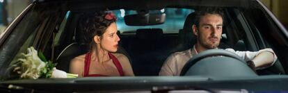 Pilar López de Ayala y Miki Esparbé, en 'Rumbos'.