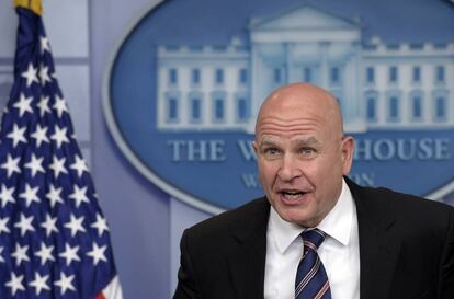 El consejero de Seguridad Nacional, H.R. McMaster, en una comparecencia de mayo.