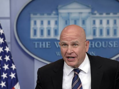 El consejero de Seguridad Nacional, H.R. McMaster, en una comparecencia de mayo.