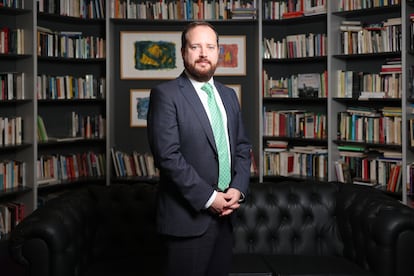 Pablo Bernal, jefe de Vanguard, en la redacción de El País.