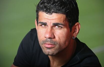 Diego Costa, durante la entrevista