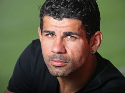 Diego Costa, durante la entrevista