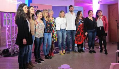 Presentación de la candidatura gallega de Unidas Podemos para las elecciones generales del 28 de abril.