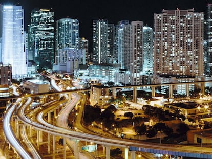 Miami de noche. Todas las fotos son de Edu Bayer.