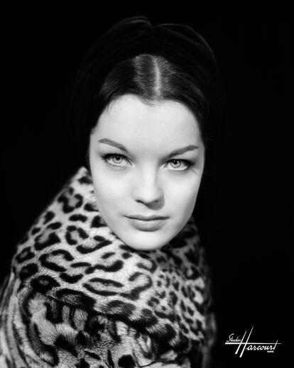 Romy Schneider en 1960.  