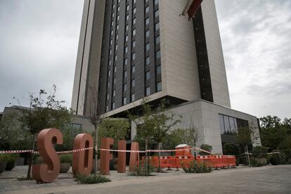 El hotel Sofía, símbolo de los establecimientos cerrados por la covid y de los que se han vendido este año.