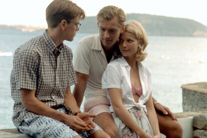 Matt Damon, Jude Law y Gwyneth Paltrow en El talento de Mr. Ripley (1999).