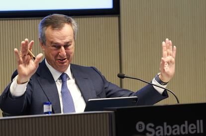 El consejero delegado de Sabadell, César González-Bueno