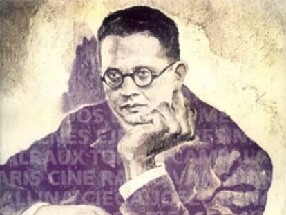 La portada del catálogo de la exposición sobre Aub incluye el retrato que le hizo Jenaro Lahuerta en 1931.