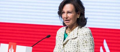 Ana Bot&iacute;n, presidenta de Banco Santander.