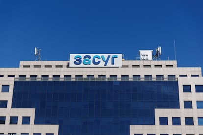 Logo Sacyr. Getty Images